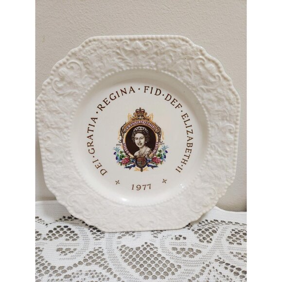 Lord Nelson Silver Jubilee Plate – 8.5” Square Embossed Commemorative Dish - Picture 10 of 10